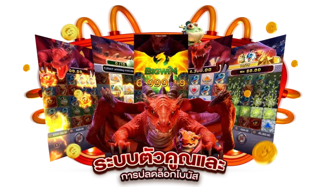 ระบบตัวคูณและการปลดล็อกโบนัส