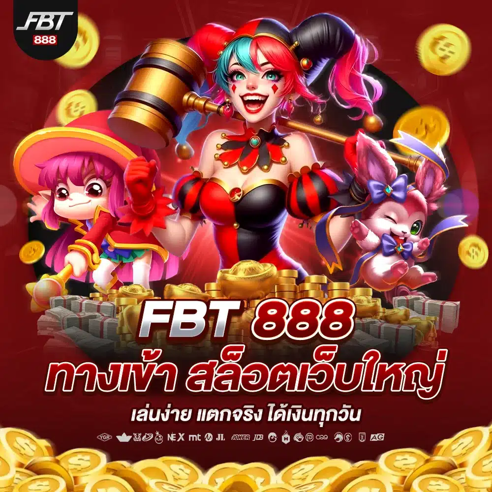 FBT888 ทางเข้า สล็อตเว็บใหญ่ เล่นง่าย แตกจริง ได้เงินทุกวัน